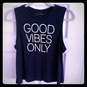 Fifth Sun top NWOT Juniors XL shirt tank top